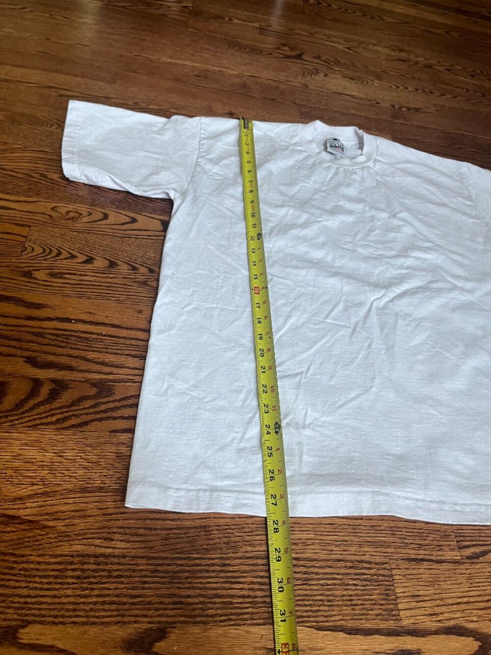 Vintage Pro Club Heavyweight T-Shirt Size XL White Blank Made in USA Tee Y2K - Picture 5 of 8